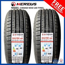 2X New 205 55 17 NEREUS NS601