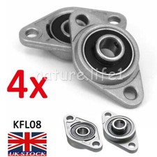 4x KFL08 Pillow Block Bearing