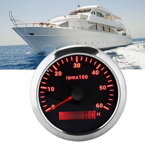 Black tachometer 85mm 35in - black, 85mm/3.35in