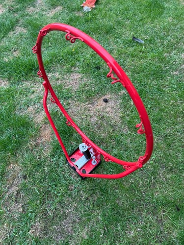 Basketball hoop wall mounted