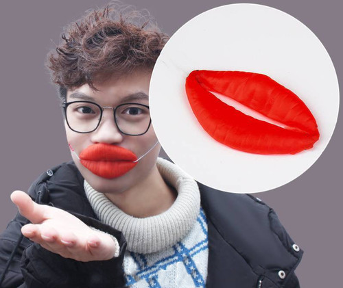 Big lip mask fat - fat, mouth