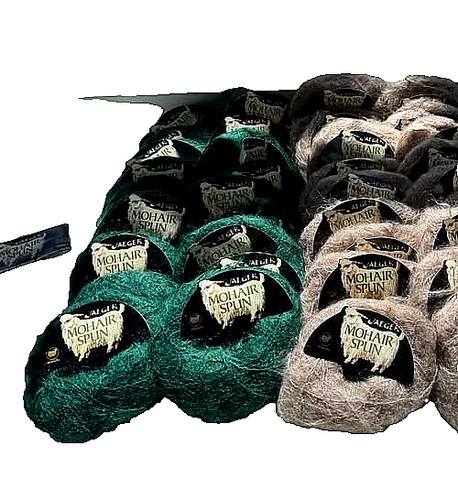 Vintage jaeger mohair spun lot - mohair,