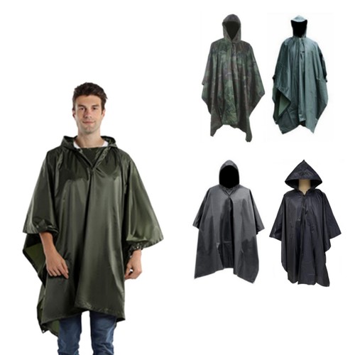 Waterproof army hooded ripstop - army,