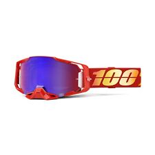 100% Armega Goggles Mirror Lens Off-Road Motocross Goggles MTB Quad MX Goggles