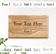 Personalised Custom Wooden