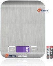 GRIFEMA GA2002 Digital Kitchen Scales, Food Weighing Scales with LCD Display
