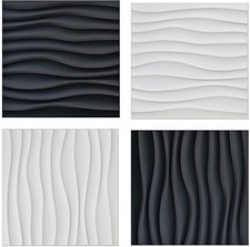 20x White Black Modern 3D