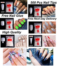 500 x  False Fake Nails Tips