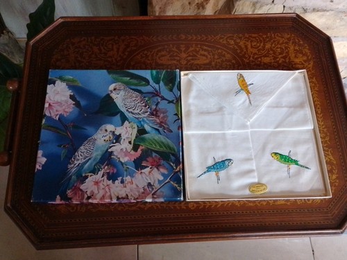 Vintage boxed ladies hankies - boxed,