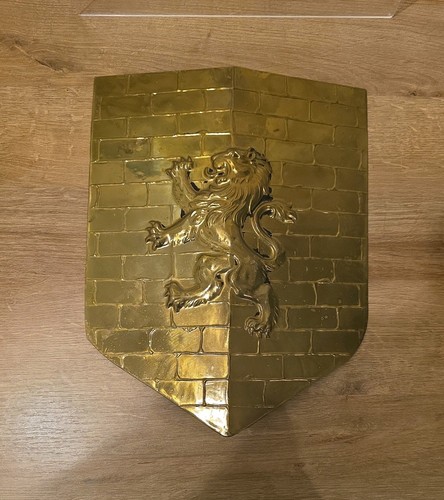 Vintage brass steel - steel, rampant
