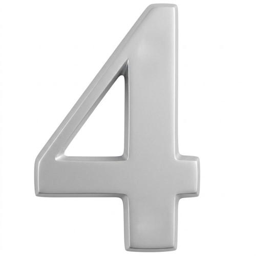 House door number - house, silver