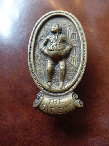 Vintage brass fat boy door - brass,,