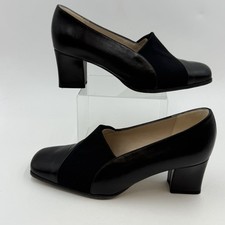 Van Dal 4.5 D Women’s Black Leather Slip On Court Shoes.  Eu 37.5