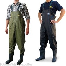 New Lineaeffe PVC Chest Waders size 8 9 10 11 12 Carp Fly Coarse Fishing Tackle 