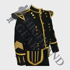 Scottish Black Military Piper