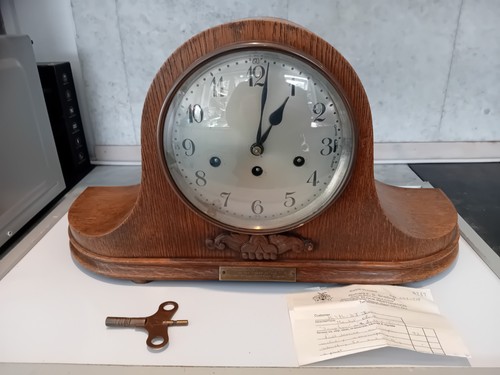 Antique german mantel clock - antique,