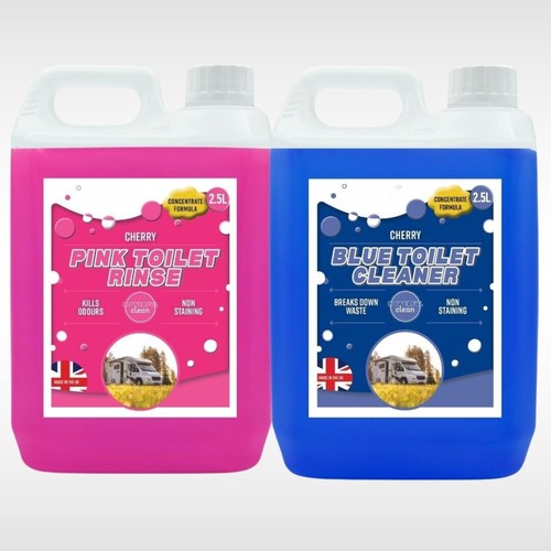 Chemical toilet cleaner - cleaner, blue