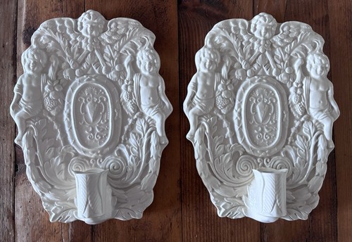 Pair vintage ceramic - pair,