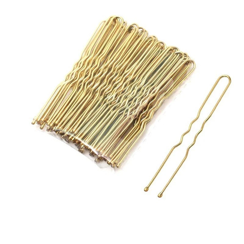 Waved hair pins 50pcs - 50pcs, bobby