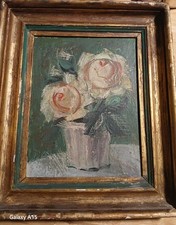 1910s Original Painting Oil On