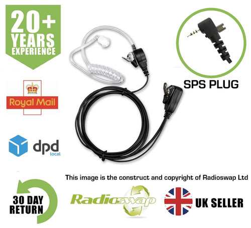 Covert earpiece with - earpiece,
