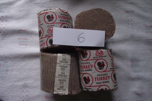 Latch hook rug making - latch, wool