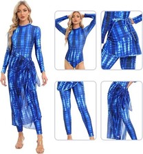 Womens Muslim Burkini Swimsuit