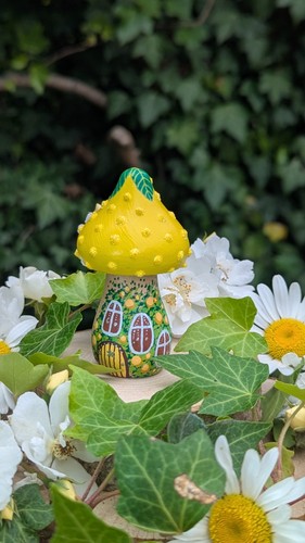Whimsical mushroom fairy - mushroom, house