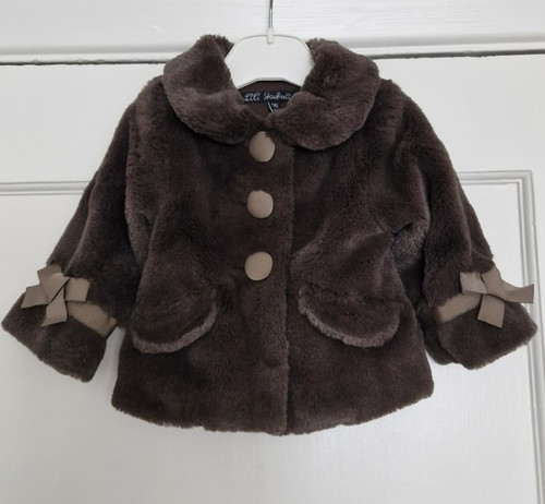 Girls lili gaufrette coat - girls, faux