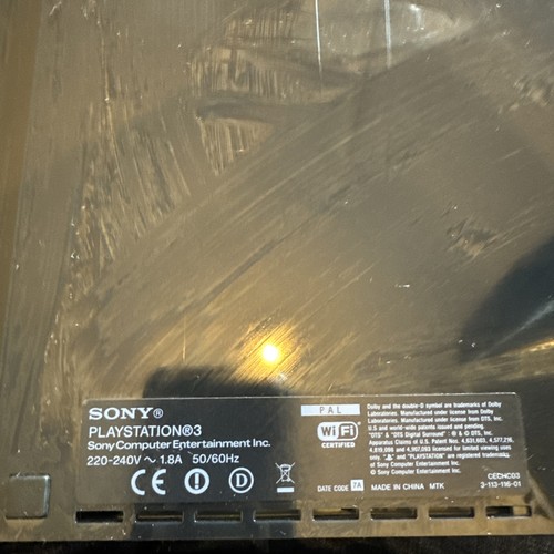 Sony ps3 console backwards - sony,