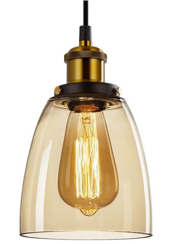Vintage smoked gold glass - gold,