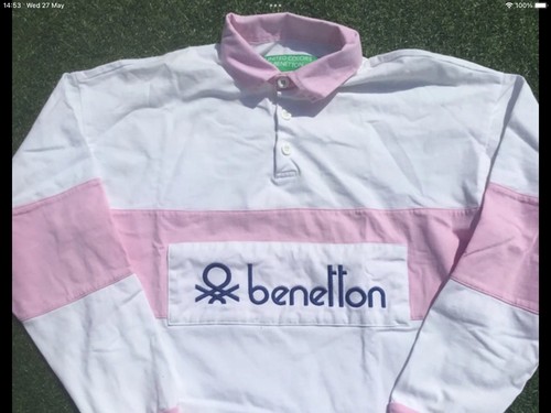 Benetton rugby shirt small - benetton,