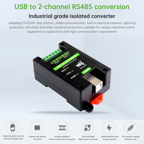 Isolated usb way rs485 - isolated,