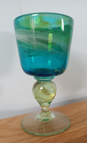 1976 mdina glass - 1976, goblet
