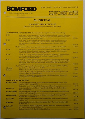 Original bomford municipal - original,