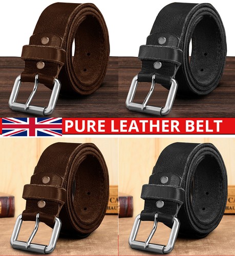 Mens leather belts - belts, genuine