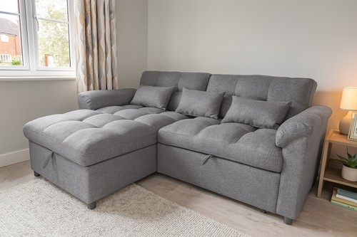 Bubble corner sofa - bed, in