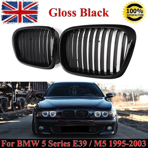 Gloss black front - bumper, grill