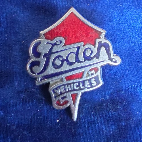 Vintage foden vehicles - vehicles, enamel
