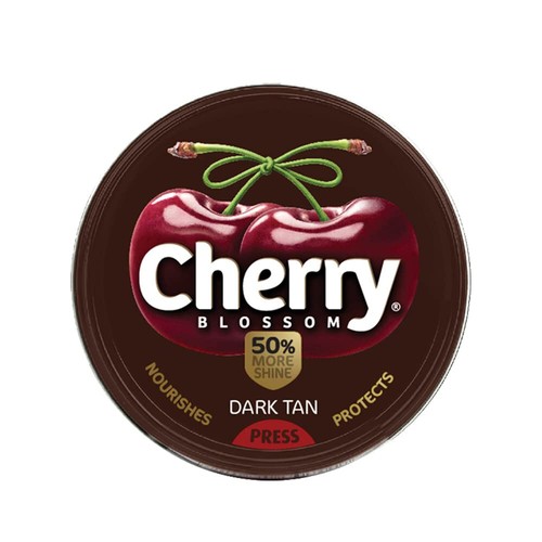 Cherry blossom wax shoe polish - cherry,