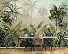 JUNGLE FOREST LEAVES Photo Wallpaper Wall Mural Modern Bedroom ? FAST Delivery