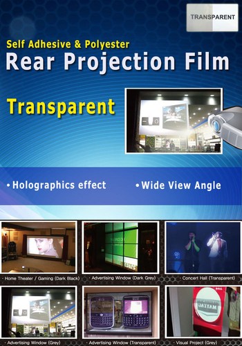 Transparent holographic rear - transparent,,