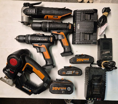 Worx 20v ion drills - 20v,