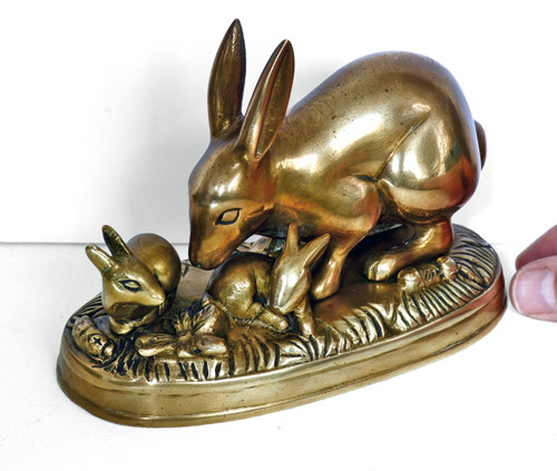 Vintage weighty rabbit - weighty, &