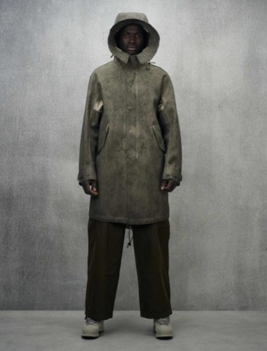 Ten parka dyed suede - ten, c.