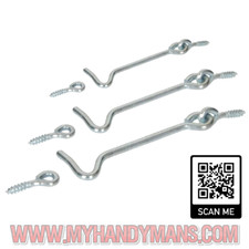 ZINC WIRE GATE HOOK AND