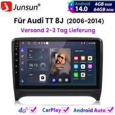 4+64GB Carplay Android Car Stereo For Audi TT 8J 2006-2014 GPS SAT NAV 4G WIFI 8Core