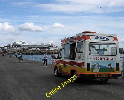 Photo 6x4 ice cream van - photo, in