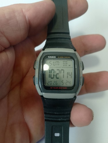 Casio w96h 1av digital - casio, men's