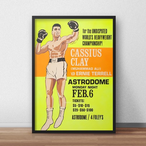 Ali terrell boxing poster - vs,